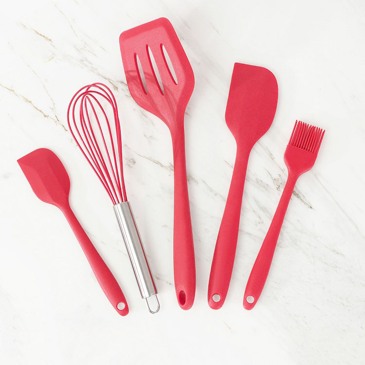 Color boxes of food grade silicone kitchen utensils and appliances may suit butter spreader baking tools mixing knife kitchen utensils